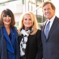 Philomena and Dan and Pamella DeVos